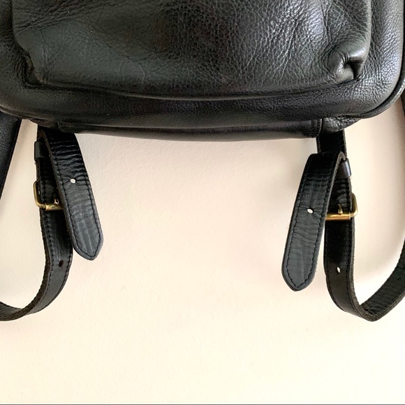 Roots Canada leather backpack black - Picture 4 of 16